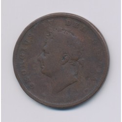 Angleterre - George IV - Penny 1826 - cuivre - TB