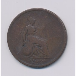 Angleterre - George IV - Penny 1826 - cuivre - TB 2