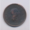 Angleterre - George III - 1/2 Penny 1806 - cuivre - B/TB