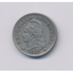 Argentine - 5 Centavos - 1897 - cupronickel - TTB+