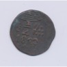 Colombie - 1/4 Real - 1820 - Santa Marta - cuivre - TB