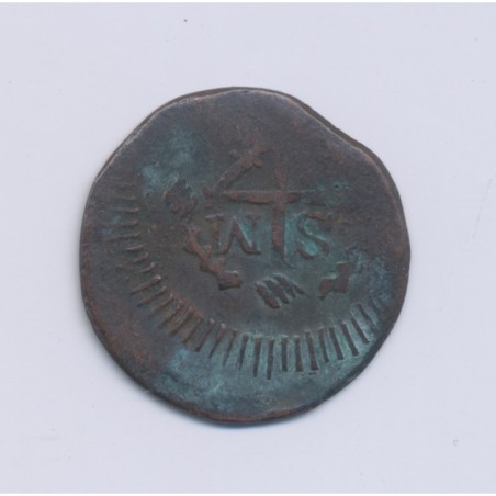 Colombie - 1/4 Real - 1820 - Santa Marta - cuivre - TB