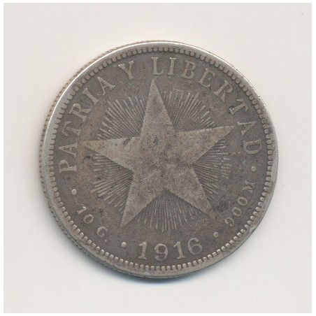 Cuba - 40 centavos - 1916