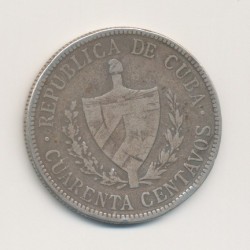 Cuba - 40 centavos - 1916 2