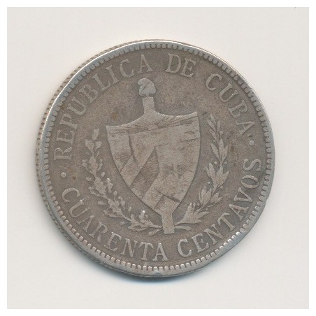 Cuba - 40 centavos - 1916