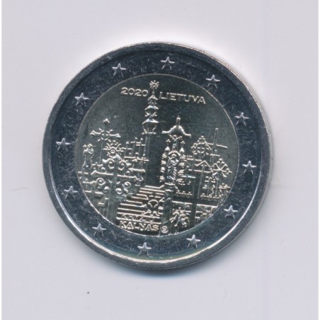 2€ Lituanie 2020 - la colline des croix