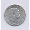 Hongrie - 1 Korona - 1915 - François Joseph I - argent - TTB