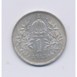 Hongrie - 1 Korona - 1915 - François Joseph I - argent - TTB 2