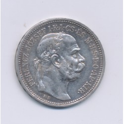 Hongrie - 1 Korona - 1915 - François Joseph I - argent - TTB+