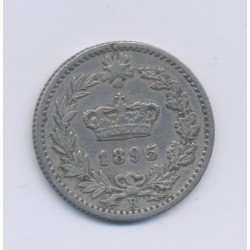 Italie - 20 Centesimi - 1895 R - cupro-nickel - TTB 2
