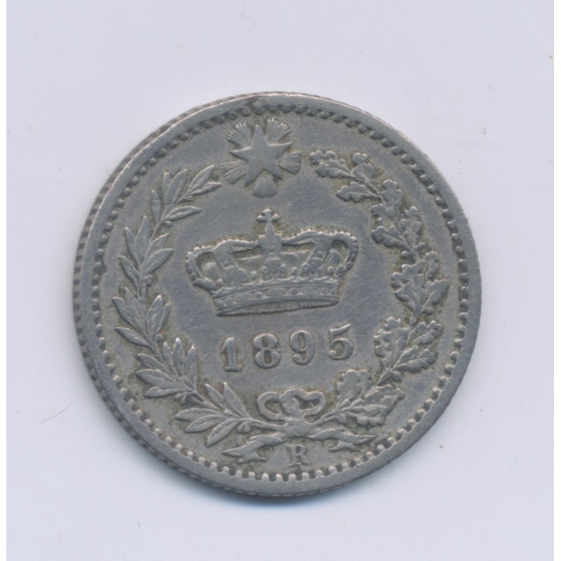 Italie - 20 Centesimi - 1895 R - cupro-nickel - TTB