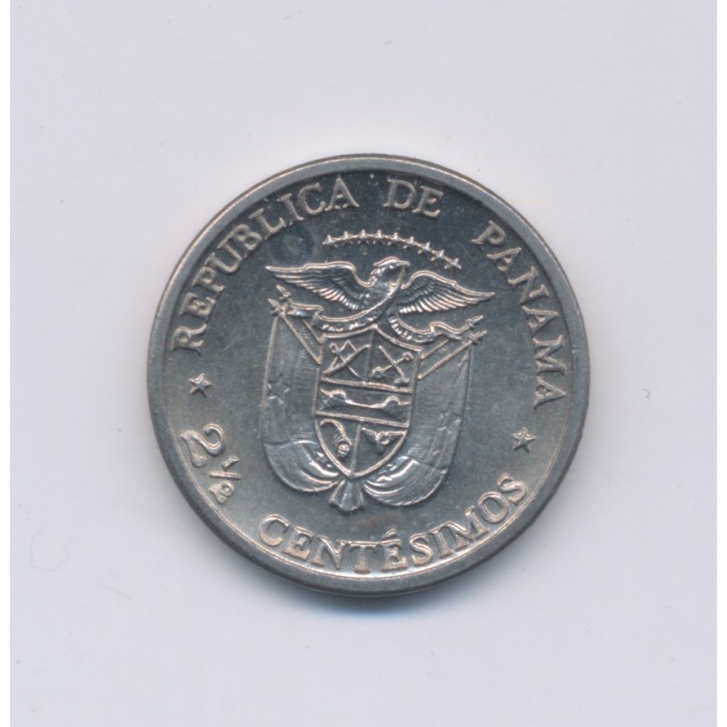 Panama - 2 1/2 Centesimos - 1973 - cupronickel - SUP
