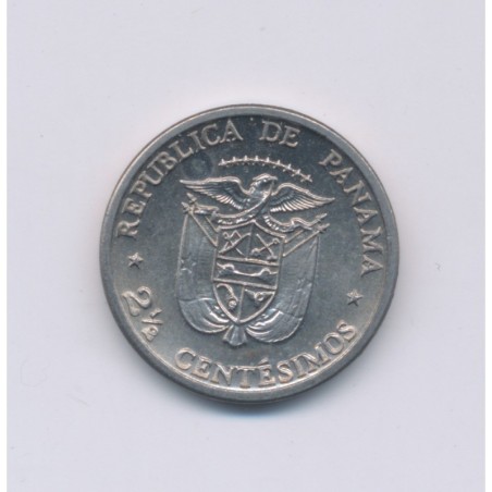 Panama - 2 1/2 Centesimos - 1973 - cupronickel - SUP