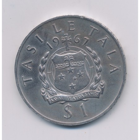 Samoa - 1 Tala - 1967 - cupronickel - SUP