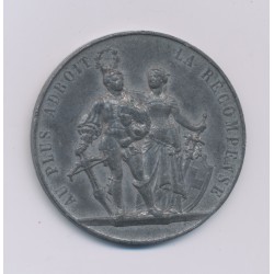 Suisse - Médaille - Tir fédéral Genève 1887 - étain - TTB