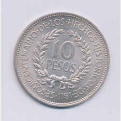 Uruguay - 10 Pesos - 1961 - argent - SUP 2