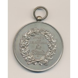Médaille - Offerte par le journal Le Stand - bronze argenté - 51mm - TTB+ 2