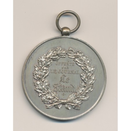 Médaille - Offerte par le journal Le Stand - bronze argenté - 51mm - TTB+