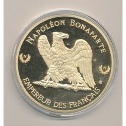 Médaille - Napoléon à Berlin  - Collection Napoléon Bonaparte - couleur et insert swarovski - 70mm 2