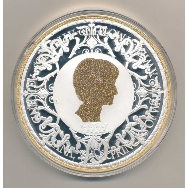 Médaille - Lady Diana a mother - couleur - 100mm