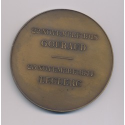 Médaille - Strasbourg - 1918/1944 - Gouraud/Leclerc - bronze - 68mm - Morlon 2