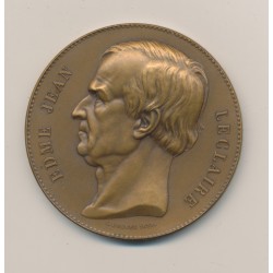 Médaille - Edme Jean Leclaire - Société de prévoyance et secours mutuels - bronze - 51mm
