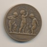 Médaille - Les trois angelots - Société horticulture et viticulture La Rochelle - bronze - 41mm 