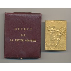 Médaille - Offert par la petite gironde - avec écrin - bronze - Pillet