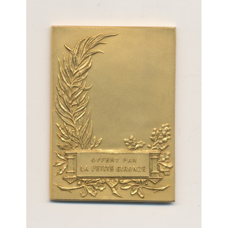 Médaille - Offert par la petite gironde - avec écrin - bronze - Pillet