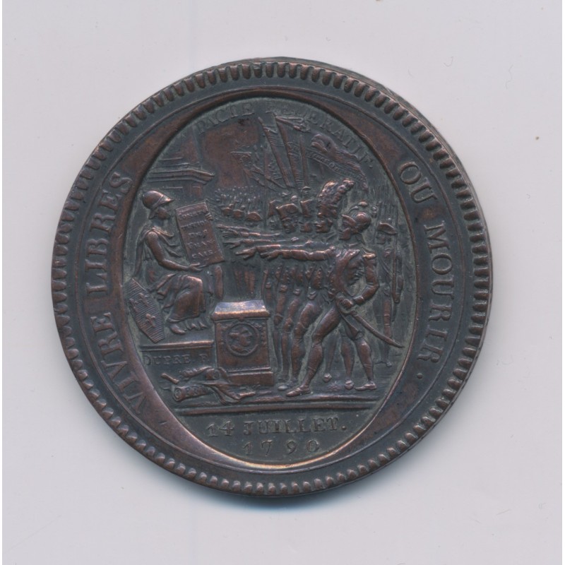 Monneron 5 Sols au pacte fédératif - 1792 - SUP