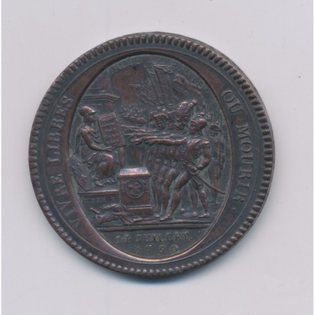 Monneron 5 Sols au pacte fédératif - 1792 - SUP