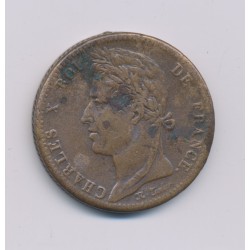 Charles X - 10 Centimes - 1828 A Paris - TB+