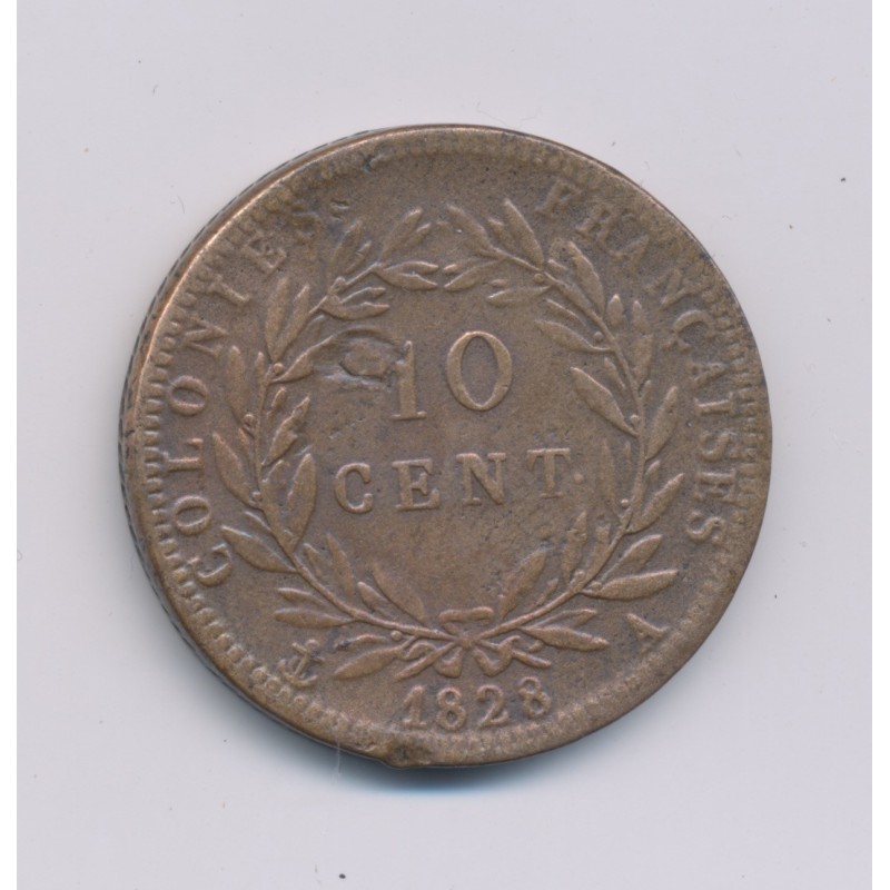 Charles X - 10 Centimes - 1828 A Paris - TB+