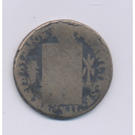 1 Sol aux balances - 1793 W Lille - cuivre - B