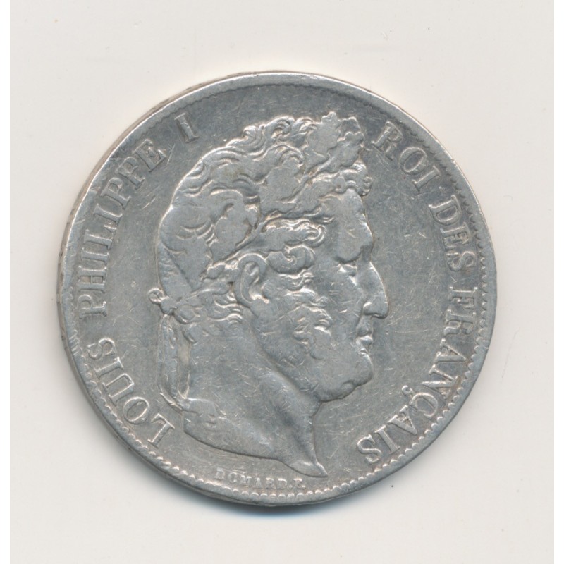 5 Francs Louis philippe I - 1848 BB Strasbourg - TB/TB+