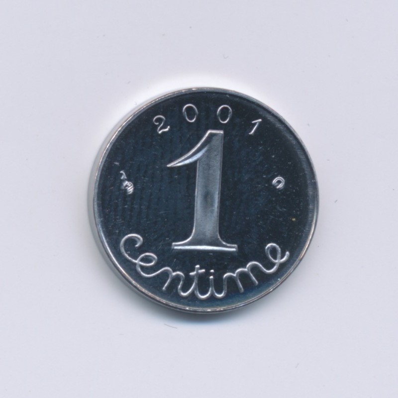 1 centime épi - 2001 - Belle épreuve