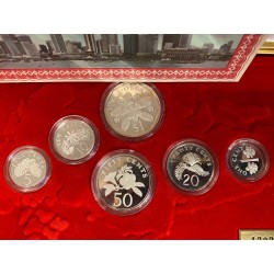 Singapour - Coffret 6 monnaies - 1986 - proof set 2