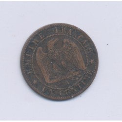1 Centime Napoléon III - Tête laurée - 1861 A Paris - TTB 2