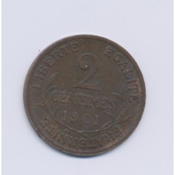2 centimes Dupuis - 1901 - TTB+