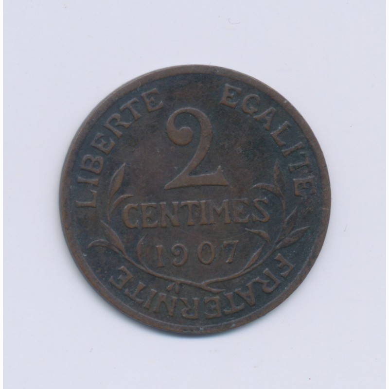 2 centimes Dupuis - 1907 - TTB