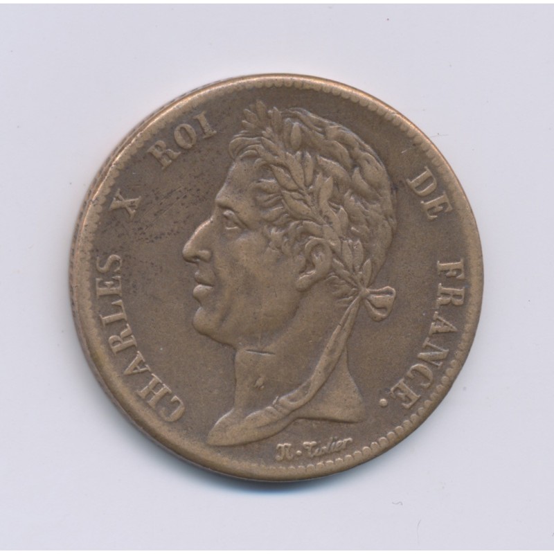 Colonies générales - 5 centimes 1825 A Paris - Charles X - TTB+