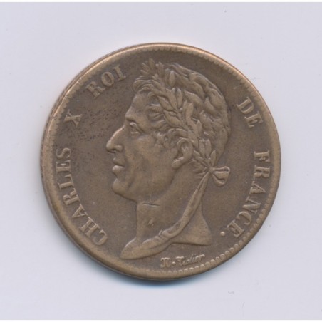 Colonies générales - 5 centimes 1825 A Paris - Charles X - TTB+