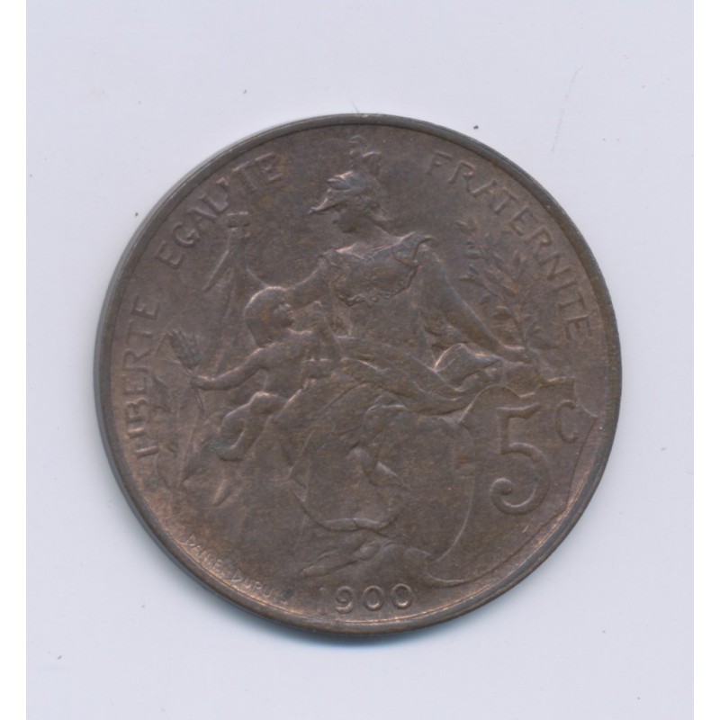 5 Centimes Dupuis - 1900 - SUP - bronze 
