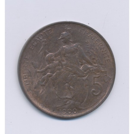5 Centimes Dupuis - 1900 - SUP - bronze 
