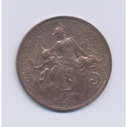 5 Centimes Dupuis - 1911 - TTB+ - bronze 
