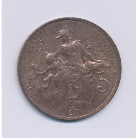 5 Centimes Dupuis - 1911 - TTB+ - bronze 