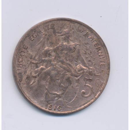 5 Centimes Dupuis - 1916 - TTB - bronze 