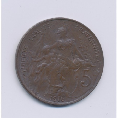5 Centimes Dupuis - 1916 - SPL - bronze 