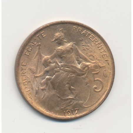 5 Centimes Dupuis - 1917 - SUP+ - bronze 