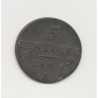 5 Centimes Dupré - AN 4 A Paris - TB - Petit module